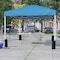 Flash Furniture Blue Pop Up Canopy Tent and Bi-Fold Table Set JJ-GZ10PKG183Z-BL-GG - alternate 1